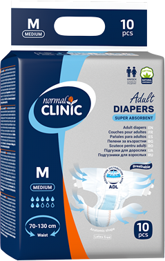 NC ПЕЛЕНИ ВЪЗРАСТНИ СУПЕР АБСОРБИРАЩИ 10 БР. - Размер М
