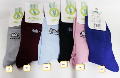 Дамски чорапи памучни 7168 6666 различни цветове 36-41