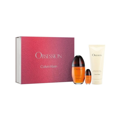 Подаръчен комплект CALVIN KLEIN OBSESSION-парфюмна вода 100ml+15ml+лосион за тяло 200 ml