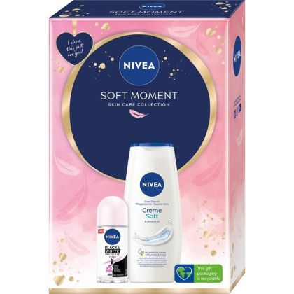 Подаръчен комплект Nivea Creme Soft  Душ гел 250мл.+Nivea крем 75мл.