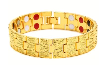 Титаниева магнитна гривна за регулиране на високо кръвно от неръждаема стомана