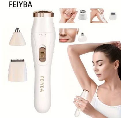 FEIYBA 3-в-1 безжичен тример, подходящ за жени - за лице, тяло и бикини зона