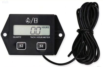 Мото часовник Оборотомер Тахометър Hour meter мото часовник час метър