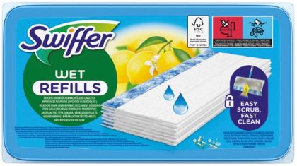 Swiffer Wet Refills- Easy Scrub Fast Clean -20бр