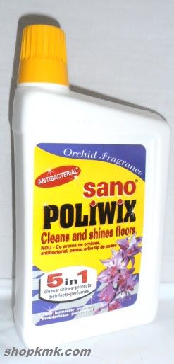 SANO POLIWIX 5IN1 ЗА ПОЧИСТВАНЕ НА ПОДОВЕ ОРХИДЕЯ 2L