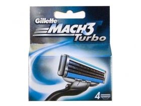  Gillette Mach3 Ножчета Turbo 4бр