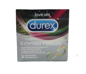 Durex Extended Pleasure  Презервативи 3бр