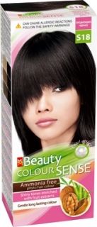 MM Beauty Боя за коса S18 Среднощно черно
