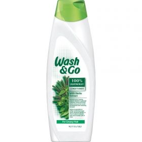 Wash&Go Балсам за мазна коса с билков екстракт 180мл