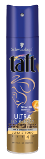 Taft Ultra с арганово масло лак за коса 250мл