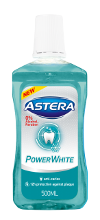 ASTERA POWER WHITE Вода за уста 300мл.