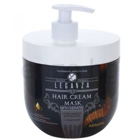 Leganza  маска-крем с кератин Hair Care 1000 мл.