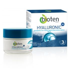Bioten Hyaluronic 3D Дневен крем против бръчки 50мл.