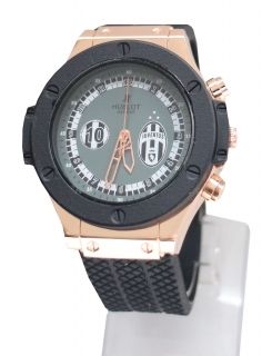  Мъжки часовник  HUBLOT GENEVE Juventus със силиконова верижка