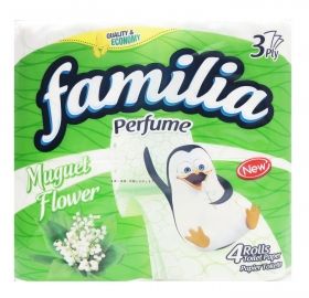 Тоалетна Хартия Familia Perfume Muguet Flower Бяла 4 бр