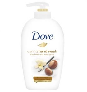 Dove Caring Hand Wash Shea Butter With Warm Vanilla 250 ml Течен Сапун за ръце