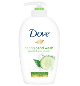 Dove Caring Hand Wash Cucumber & Green Tea Scent 250 ml Течен Сапун за ръце