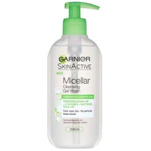 Garnier Micellar Cleansing Gel Wash for Combination & Sensitive Skin 200 ml Мицеларен гел за комбинирана и чувствителна кожа 200 мл