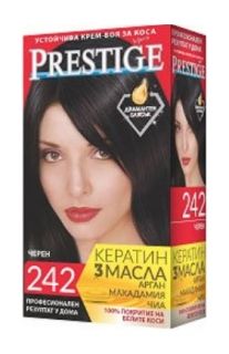 Vip's Prestige Устойчива крем-боя за коса №242 Черен 