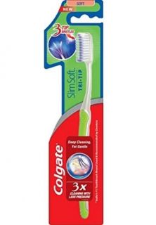 Colgate Slim Soft Tri - Tip Toothbrush Четка за зъби 