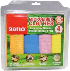 Sano Microfiber Cloths Микрофибърни кърпи 4 броя 