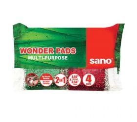 Sano Wonder Pads Мултифункционална почистваща гъба 4 броя