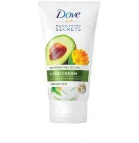 Dove Nourishing Secrets Hand Cream For Dry Skin Крем за ръце, за суха кожа с авокадо и невен 75 мл