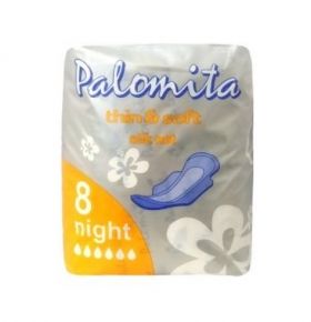 Palomita "Thin & Soft" Нощни дамски превръзки копринено покритие 8бр
