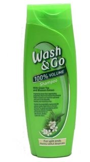 Wash & Go Green tea & Blossom шампоан за изтощена коса 180мл