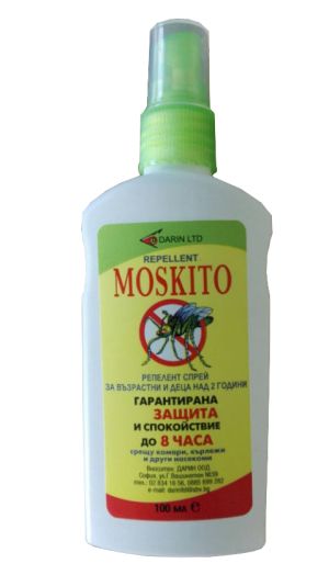 Moskito Repellent спрей против комари и кърлежи 100 мл. 
