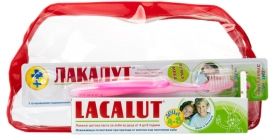 Lacalut детска паста за зъби за деца от 4 до 8год. 50мл+Четка за зъби+Несисер