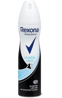 Rexona MotionSense Invisible Aqua Спрей против изпотяване 150мл