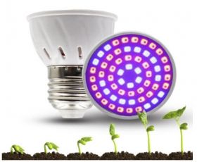 LED лампа крушка   за растеж на растенията 5W 220V E27