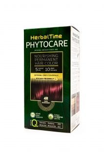 HERBAL TIME PHYTOCARE Боя за коса тъмна вишна 4R