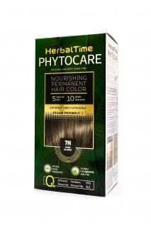 HERBAL TIME PHYTOCARE Боя за коса 7N ТЪМНО РУС