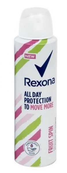 Rexona All Day Protection To Move More Fruit Spin 48h Спрей против изпотяване 150мл