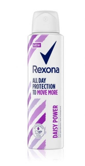 Rexona All Day Protection To Move More Daisy Power 48h Спрей против изпотяване 150мл