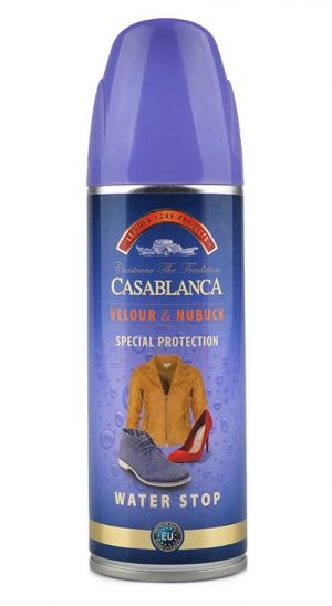 Casablanca Velour & Nubuck Special Protection Water Stop 160 ml. Импрегниращ спрей за набук и велур, 160 мл