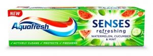 Aquafresh Senses Energising Watermelon Cucumber & Mint  Паста за зъби 75мл