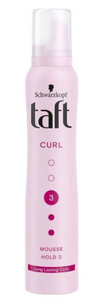 Taft Curl  3 за къдрици пяна за коса 200мл