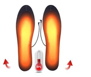 Електрически отопляеми стелки за обувки и крака USB
