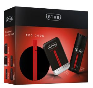 STR8 Red Code Set Комплект лосион за след бръснене 50мл + део спрей 150мл 