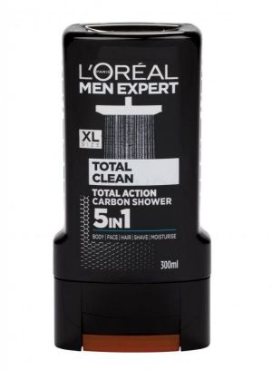 Loreal Men Expert Pure Carbon 5 in 1 Душ  гел  за мъже 300 мл