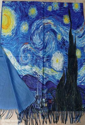 Кашмирен шал - картина "The starry night"