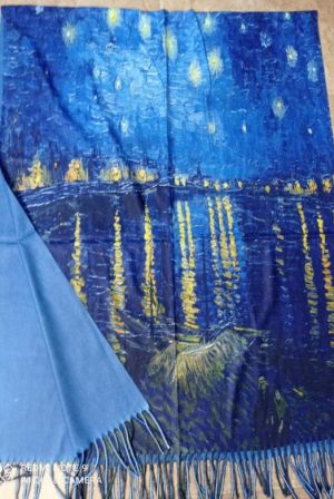 Кашмирен шал - картина "Starry Nights"