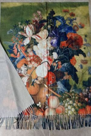 Кашмирен шал - картина "Foil Flowers"