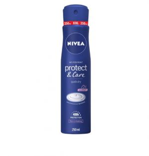 NIVEA Дезодорант cпрей Protect & Care 48 часова защита 250ml XL