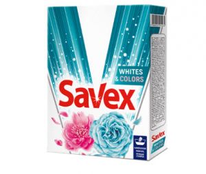 Savex 2в1 Прах за бели и цветни тъкани (ръчно пране) 400гр.