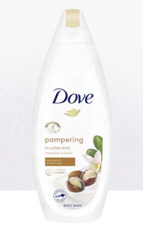 Dove Purely Pampering Shea Butter Душ гел 250мл.