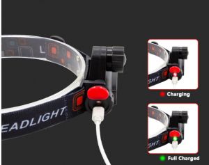 LED челник фенер за глава акумолатерен , риболов туризъм къмпинг